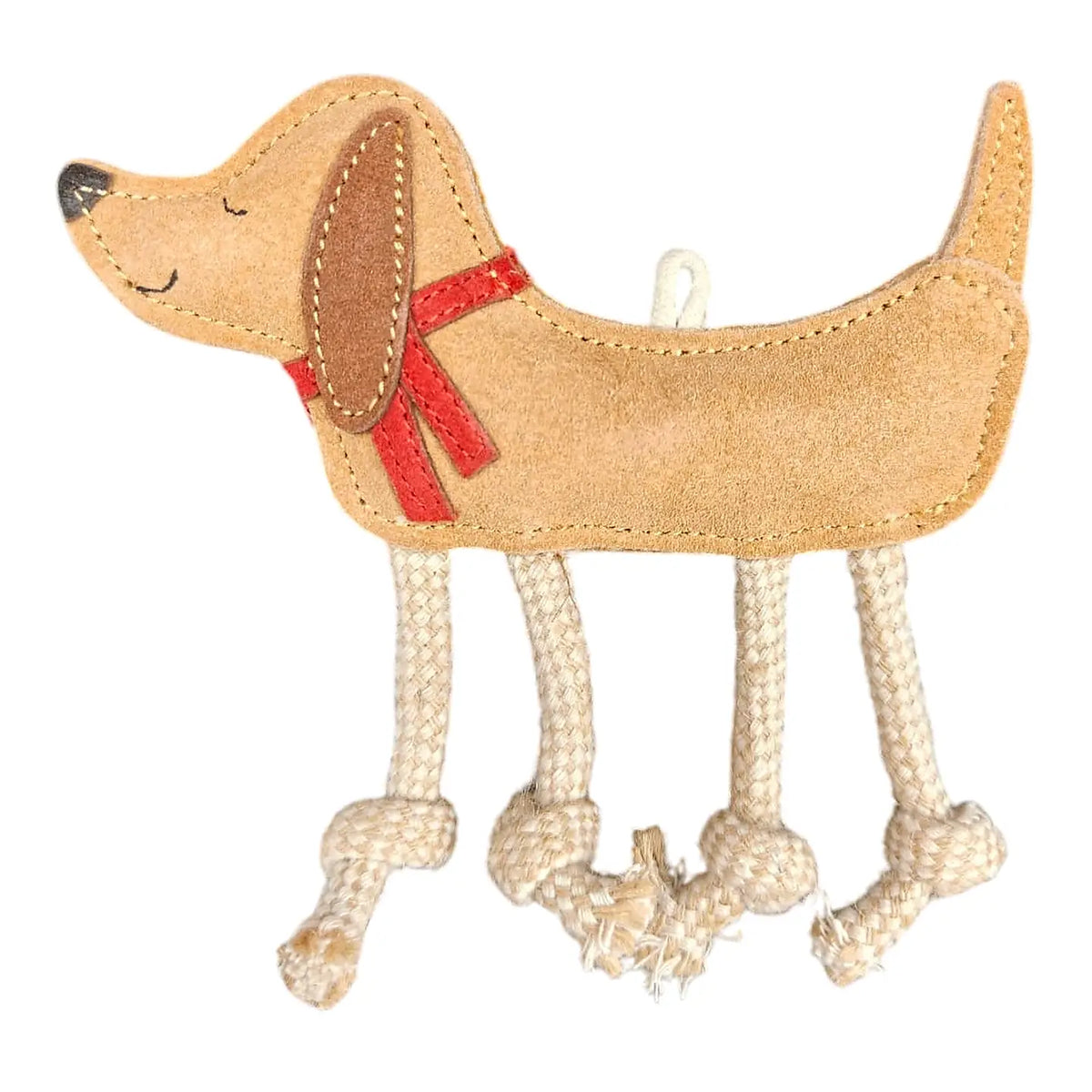 Hundespielzeug Weihnachtshund aus Wildleder X-MAS Edition