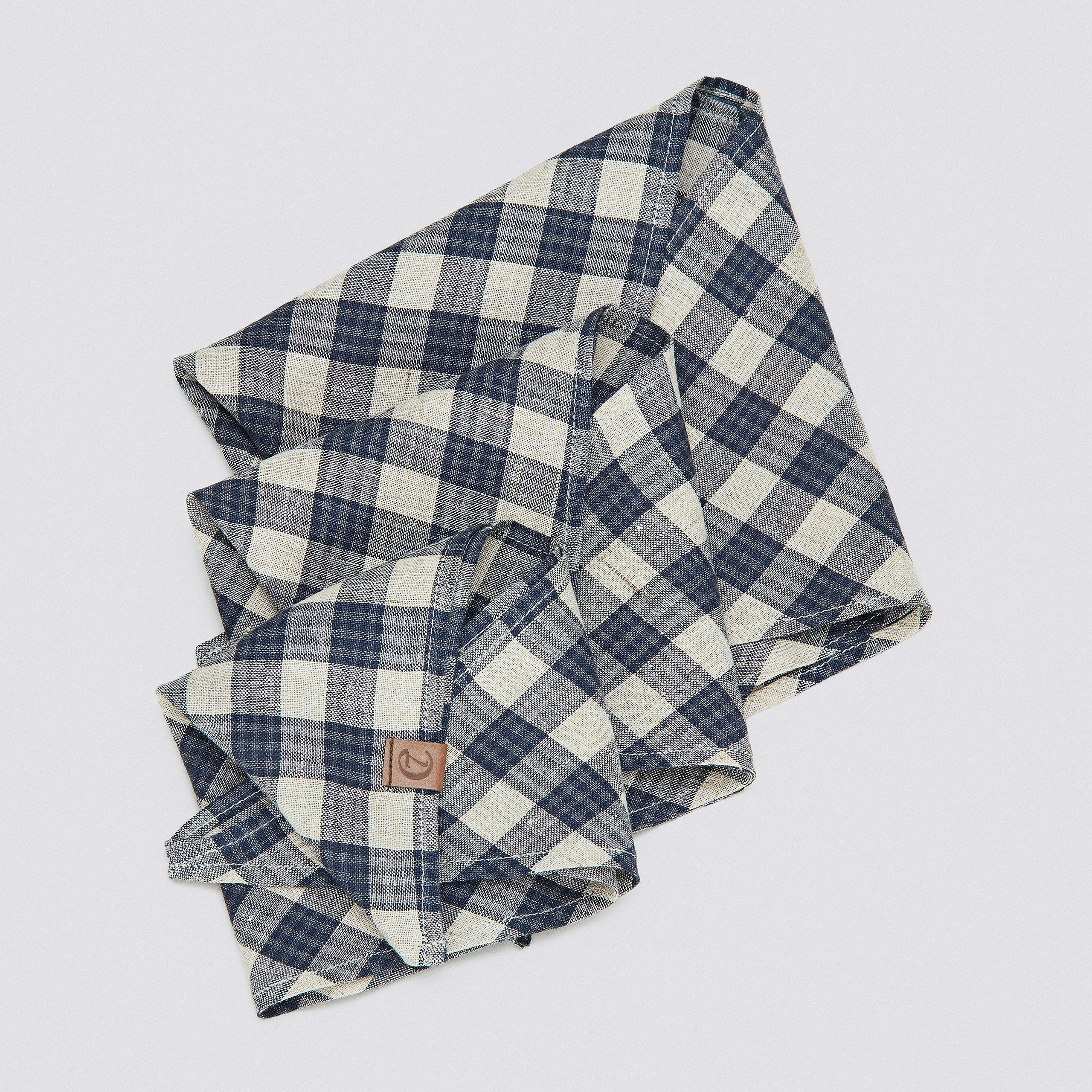 Größenübersicht Cloud7 Hundehalstuch Bandana Check Dark Blue