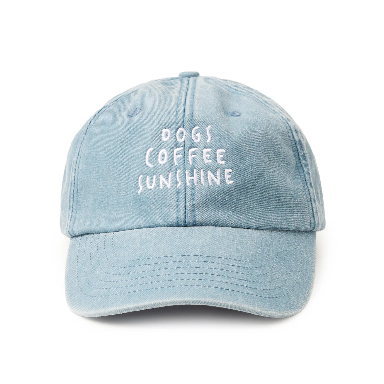 Cap DOGS COFFEE SUNSHINE Vintage Denim Blue - Lieblingspfote