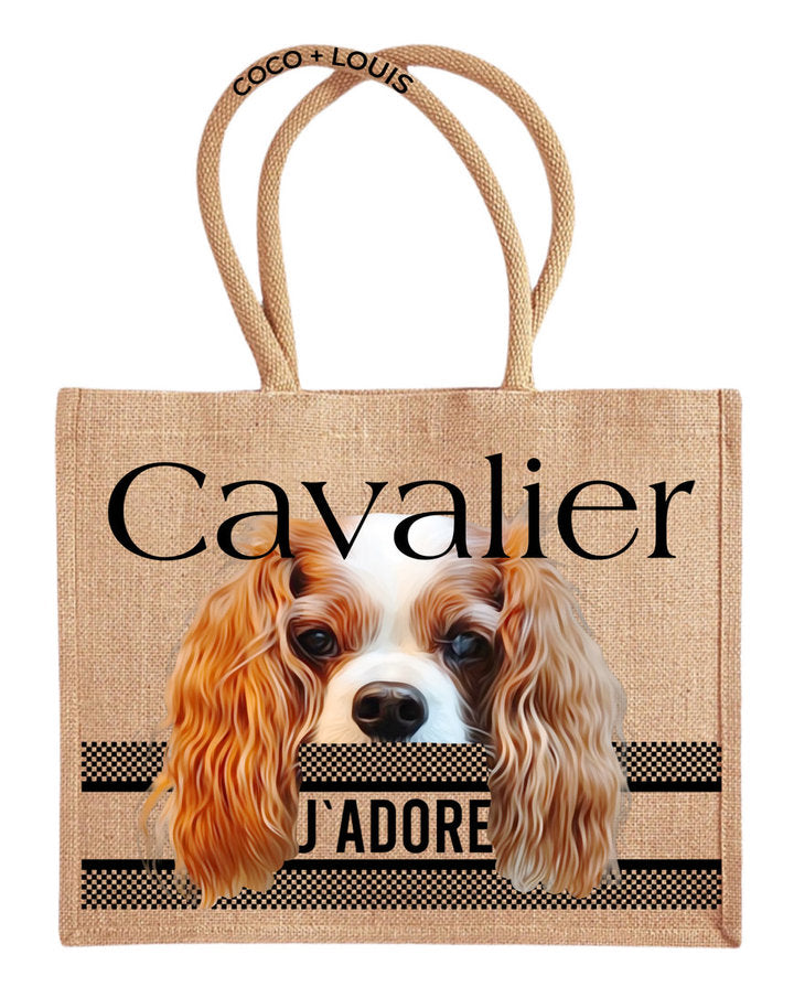 COCO + LOUIS Shopper mit Hundemotiv Cavalier