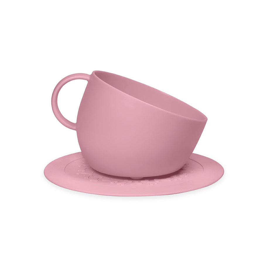 Designernapf Set Cup & Plate in Rosa