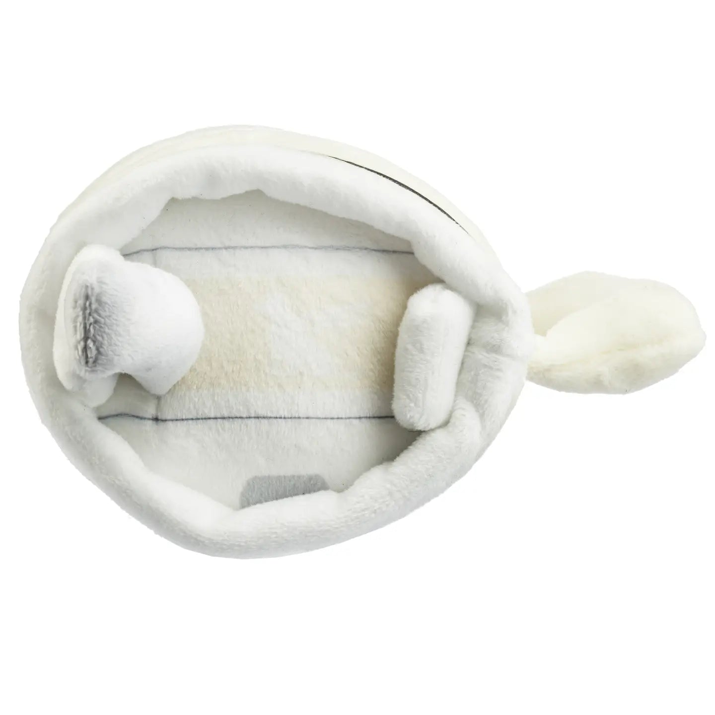 Hundespielzeug Kuschelbecher Snuggly Cup Ivory von Oben - Haute Diggity Dog