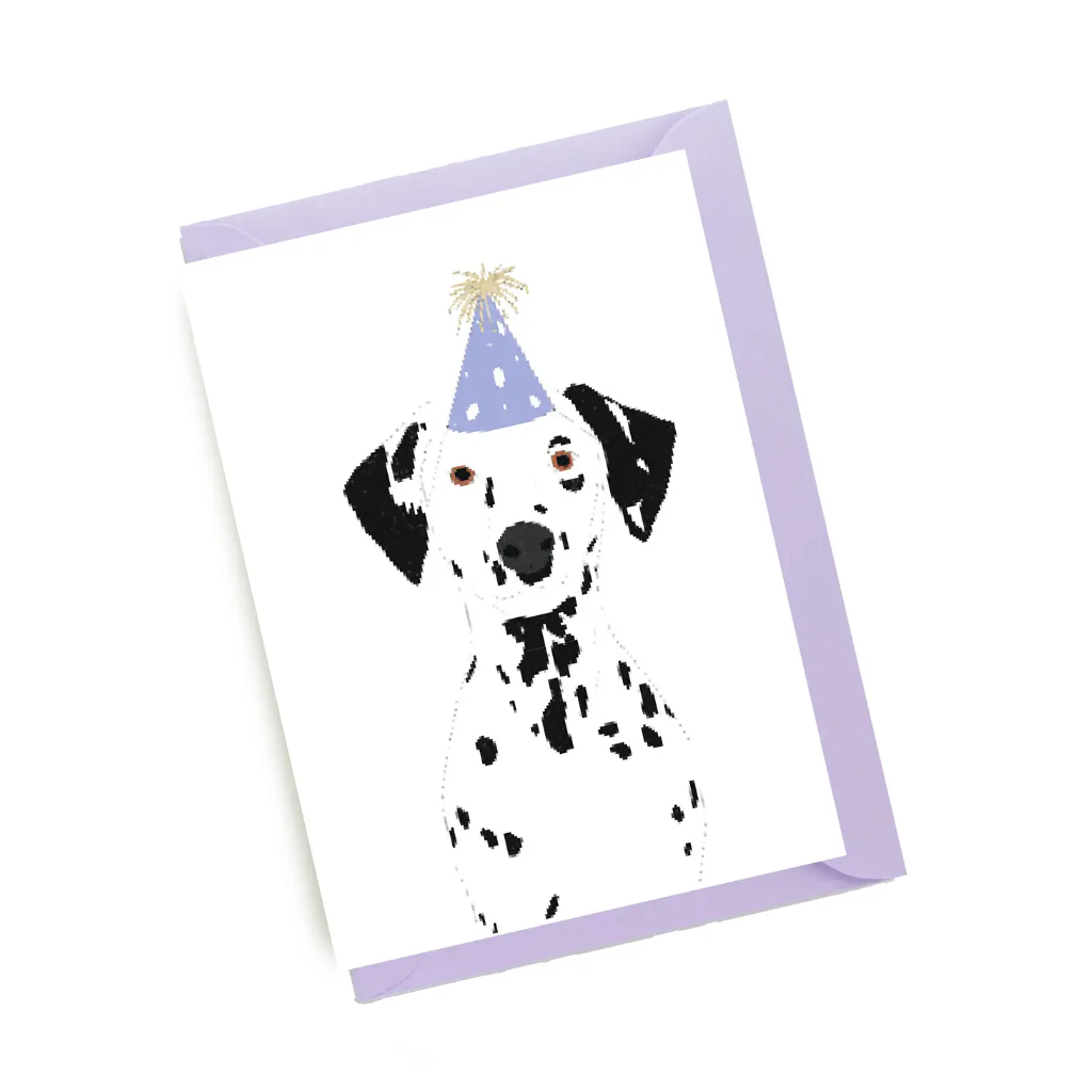 Grußkarte Party Pooch Dalmatiner - LOVIN'DOG