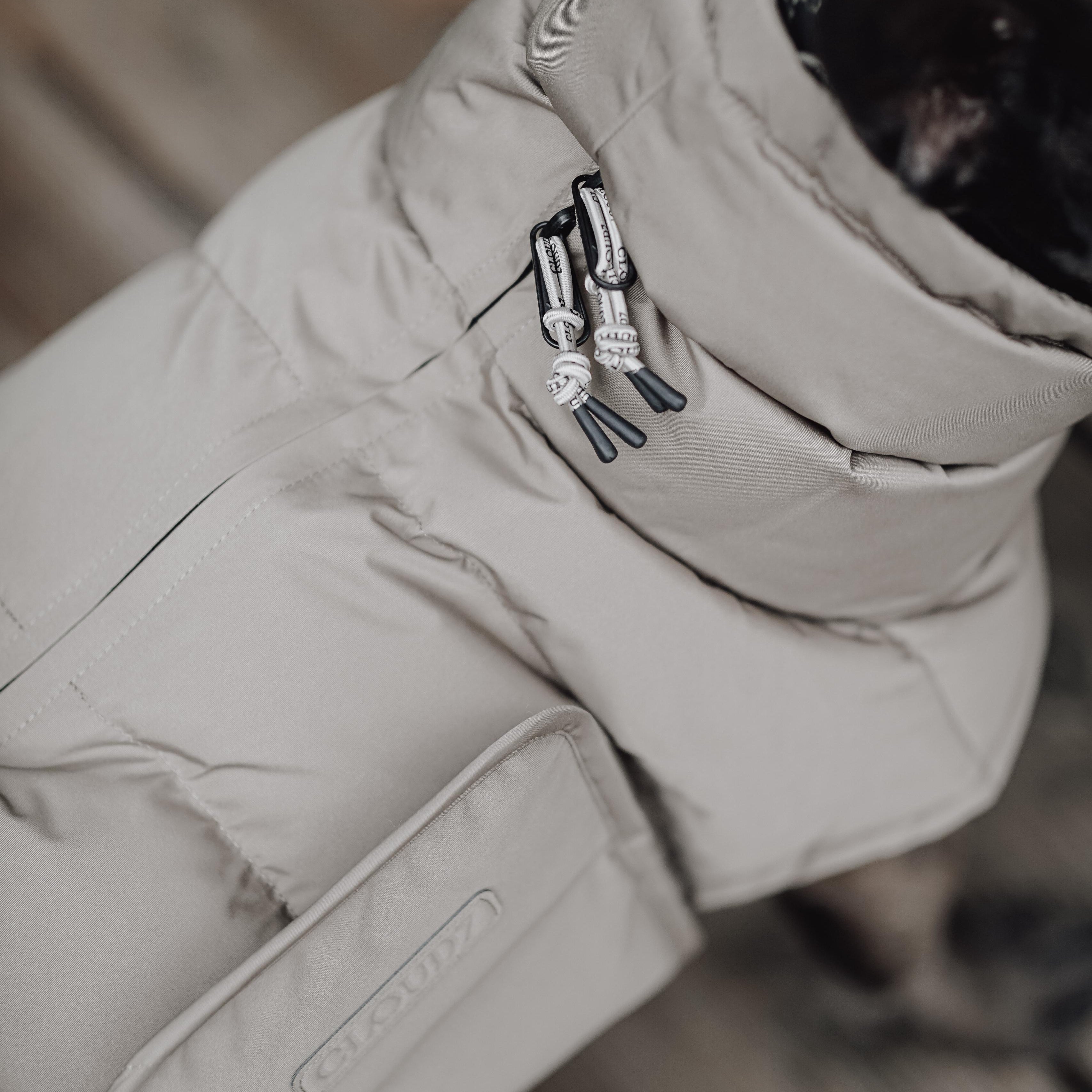 Cloud7 Hundemantel Winter ALASKA Franz. Bulldogge Sandy Brown