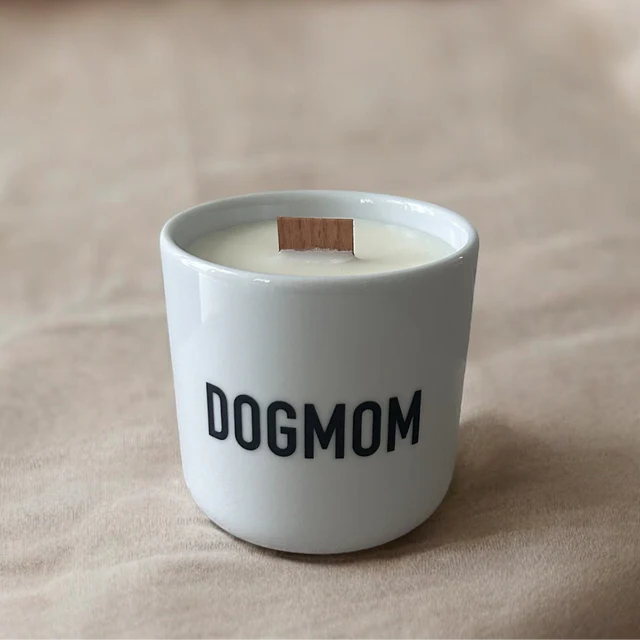 Dekobild Kerze DOGMOM - Lieblingspfote