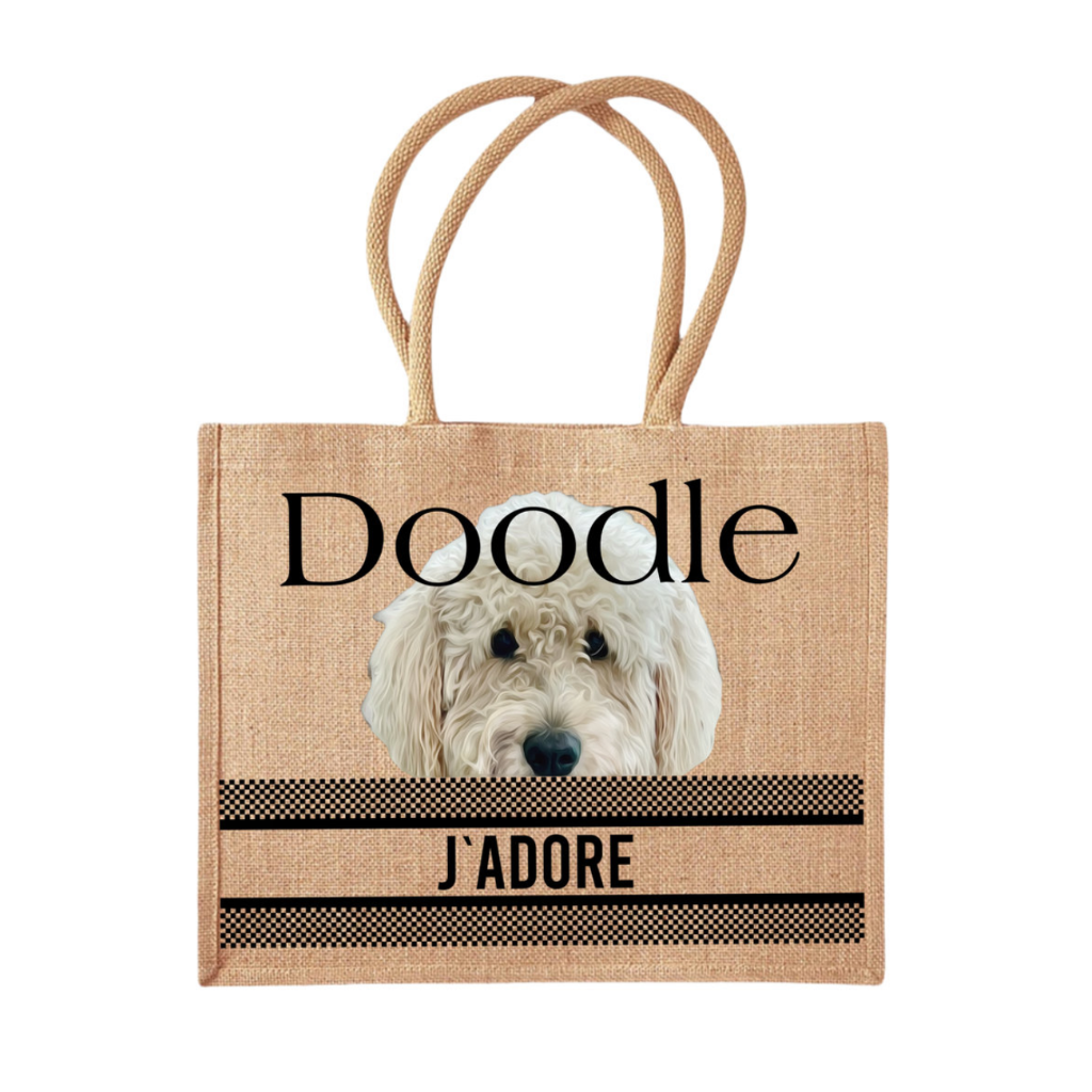 COCO + LOUIS Shopper mit Hundemotiv Doodle