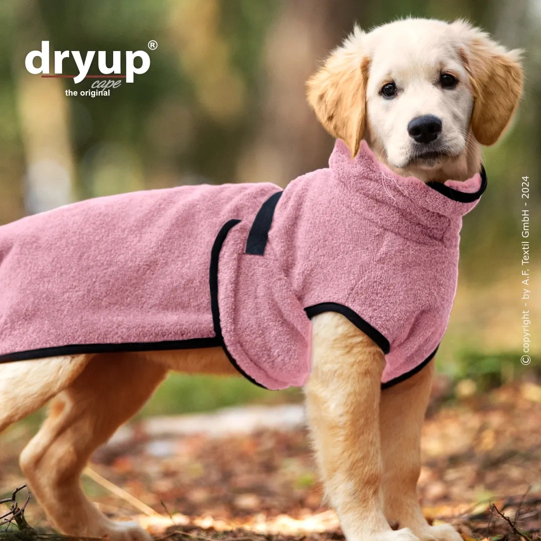 Hundebademantel DRYUP Cape MINI Rosé