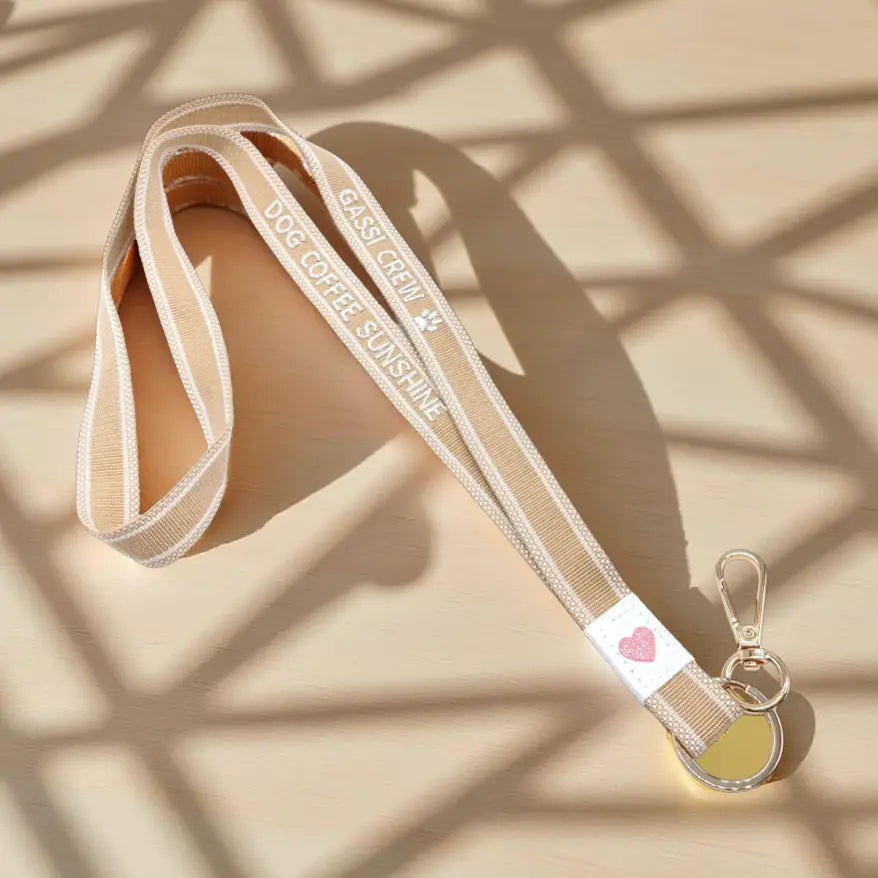 Statement Schlüsselband Pfeifenband GASSI CREW Beige