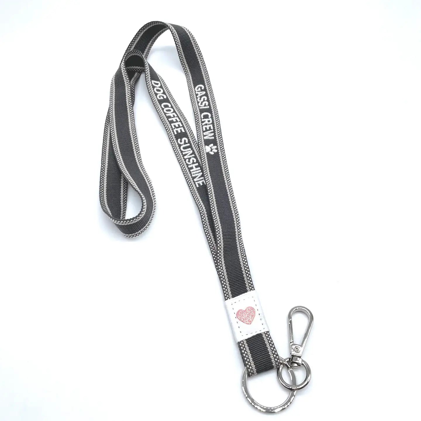 Statement Schlüsselband Pfeifenband GASSI CREW Grau