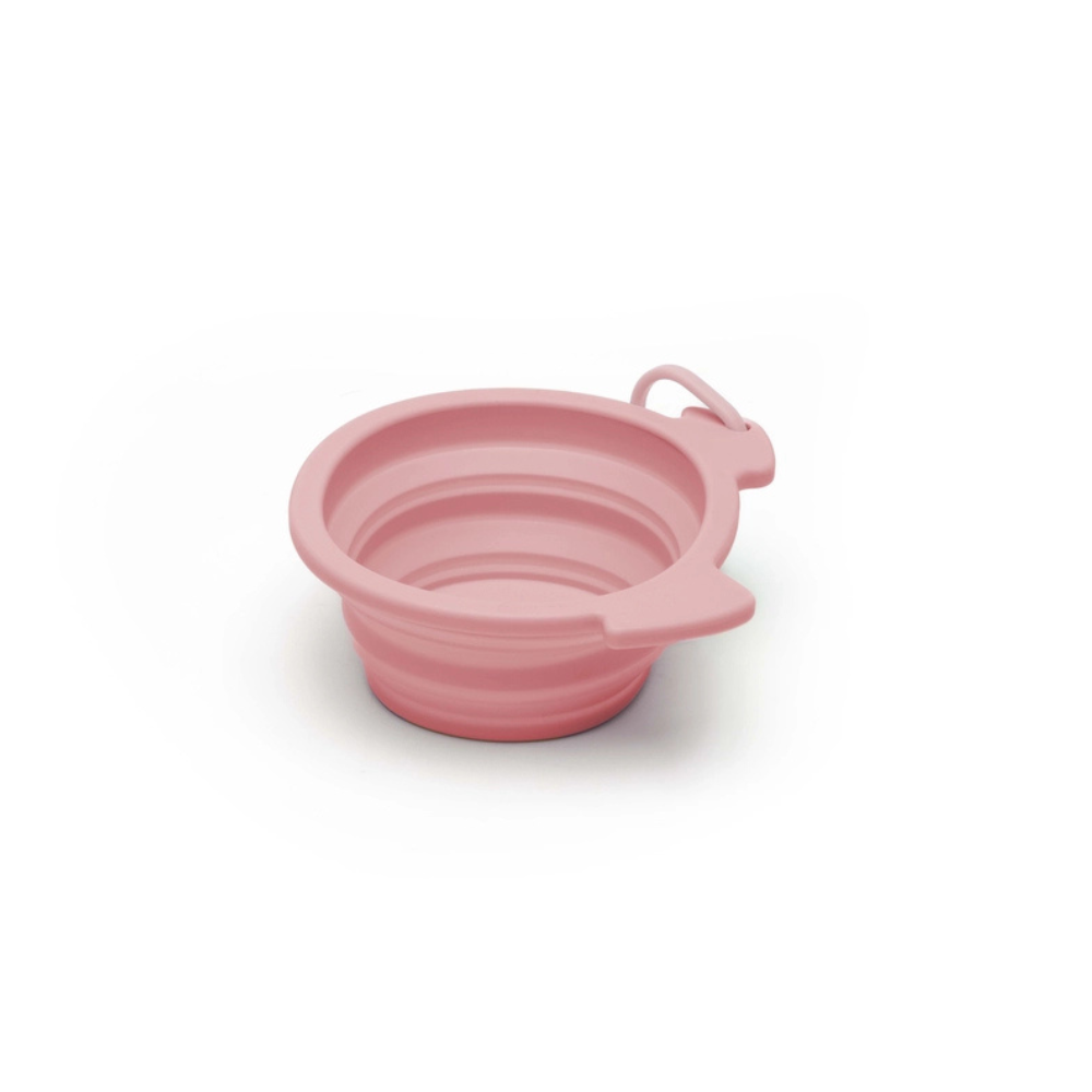 faltbarer Reisenapf aus Silikon 500 ml Rosa - United Pets