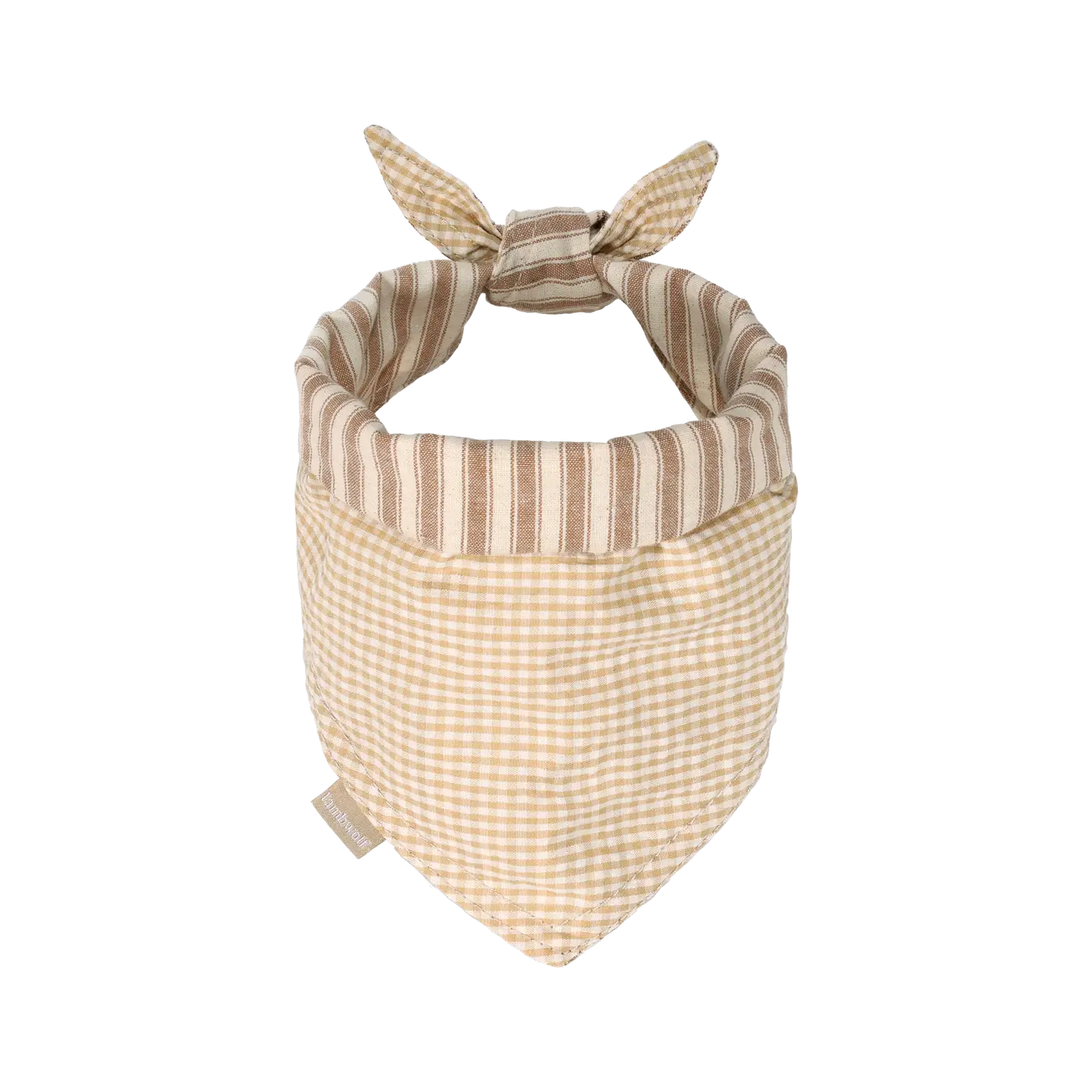 Lambwolf Bandana Halstuch Mokka Streifen