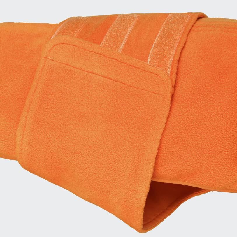 Verschluss Cloud7 Hundepullover Dackel Fleece Derby Orange 2024