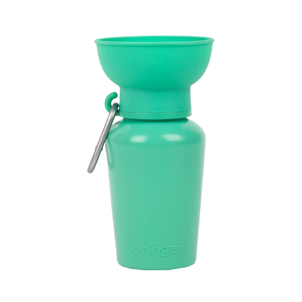 Reisetrinkflasche Flip Hundeflasche GREEN - Springer