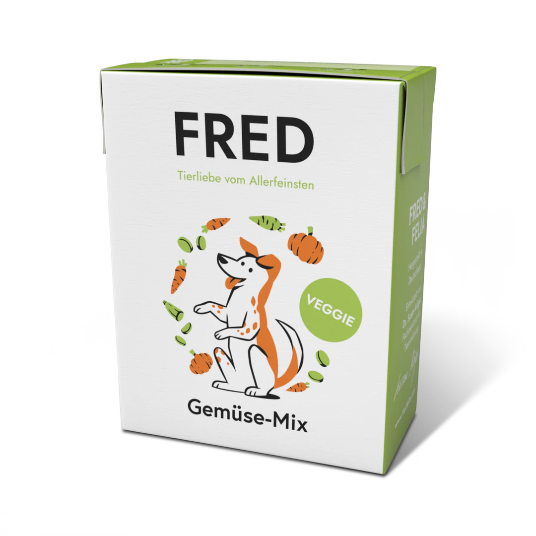 Hundefutter Gemüse-Mix (VEGAN) - FRED & FELIA