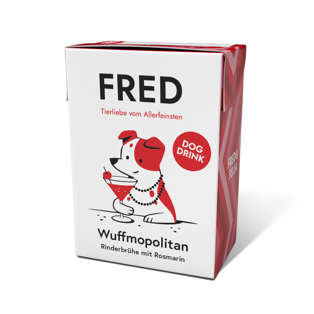 Hundesmoothie Dog Drink "Wuffmopolitan" - FRED & FELIA