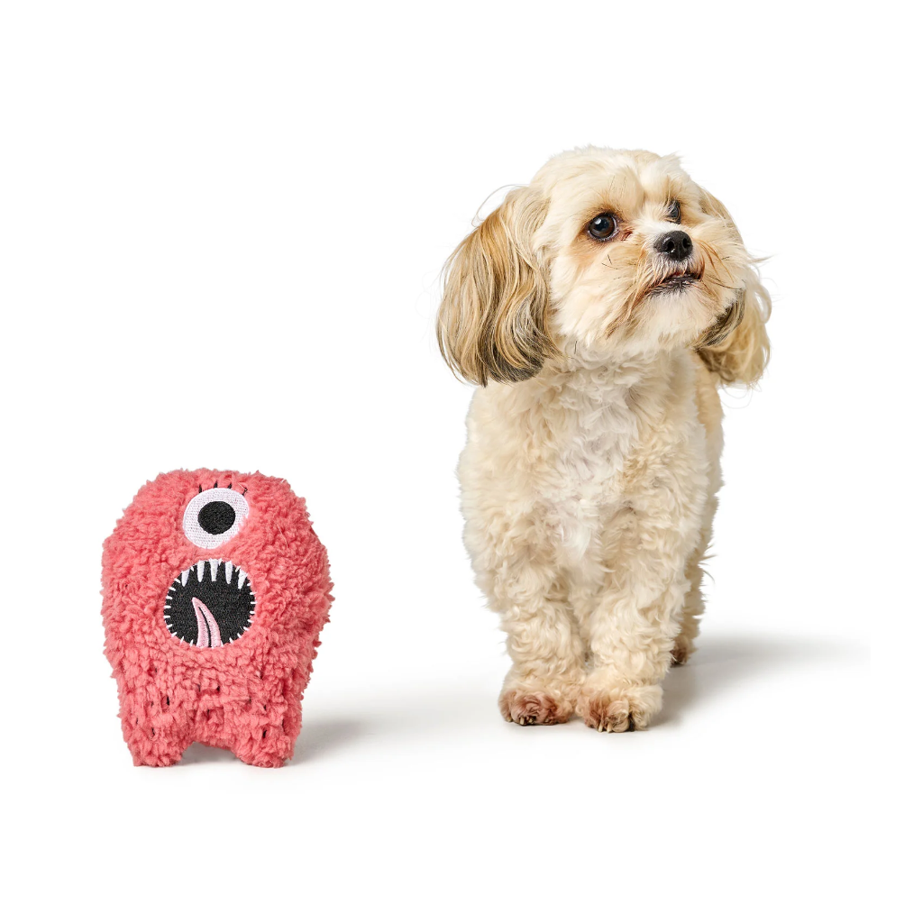 Hund neben Hundespielzeug Tough Monster Gina - HUNTER