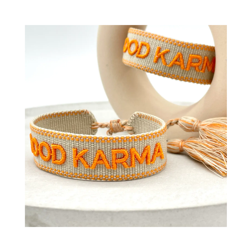 Moodbild Statement Armband GOOD KARMA 2 - LOVIN'DOG