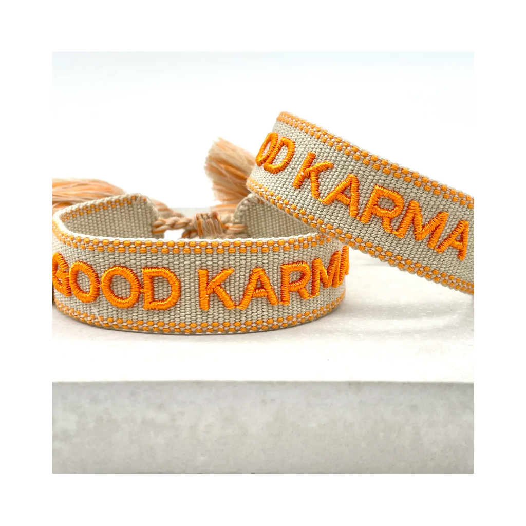 Moodbild Statement Armband GOOD KARMA - LOVIN'DOG
