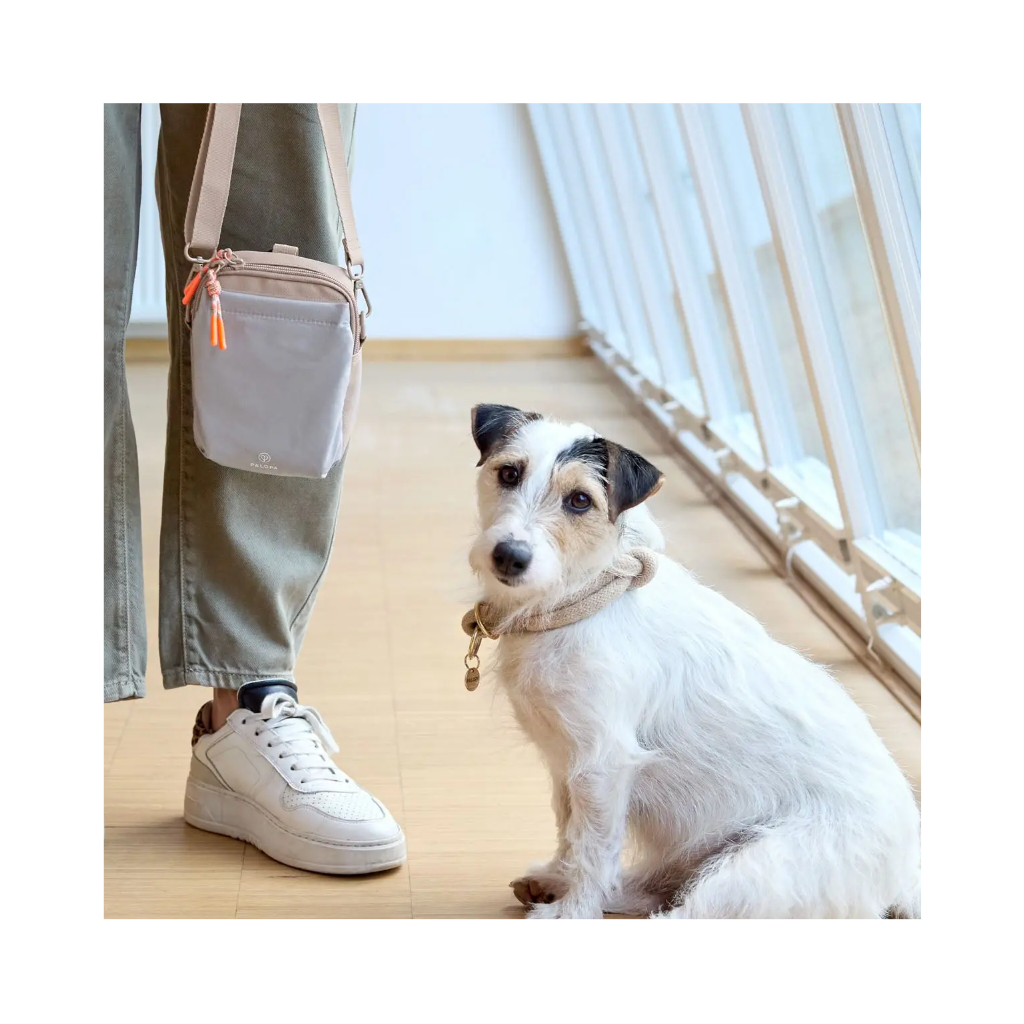 Moodbild Dog Snack Bag Greta Leckerlibeutel - Taupe - PALOPA