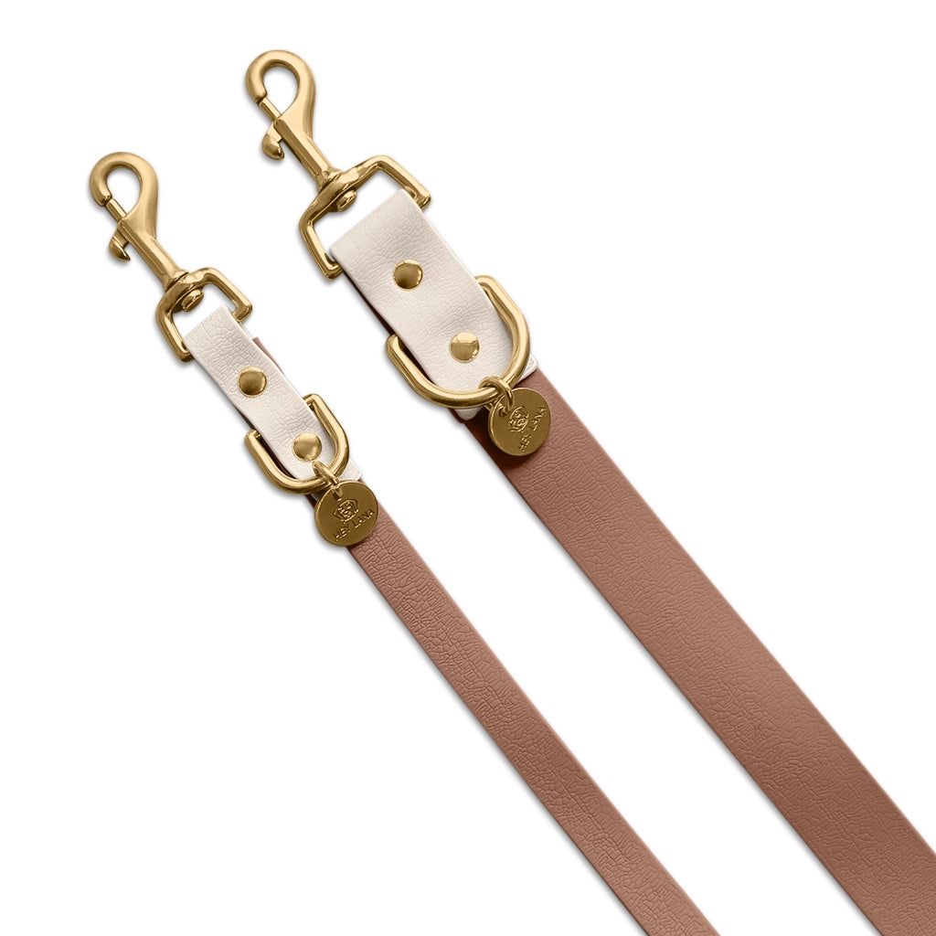 Hundeleine OUTDOOR Mocca Mousse 3-fach verstellbar