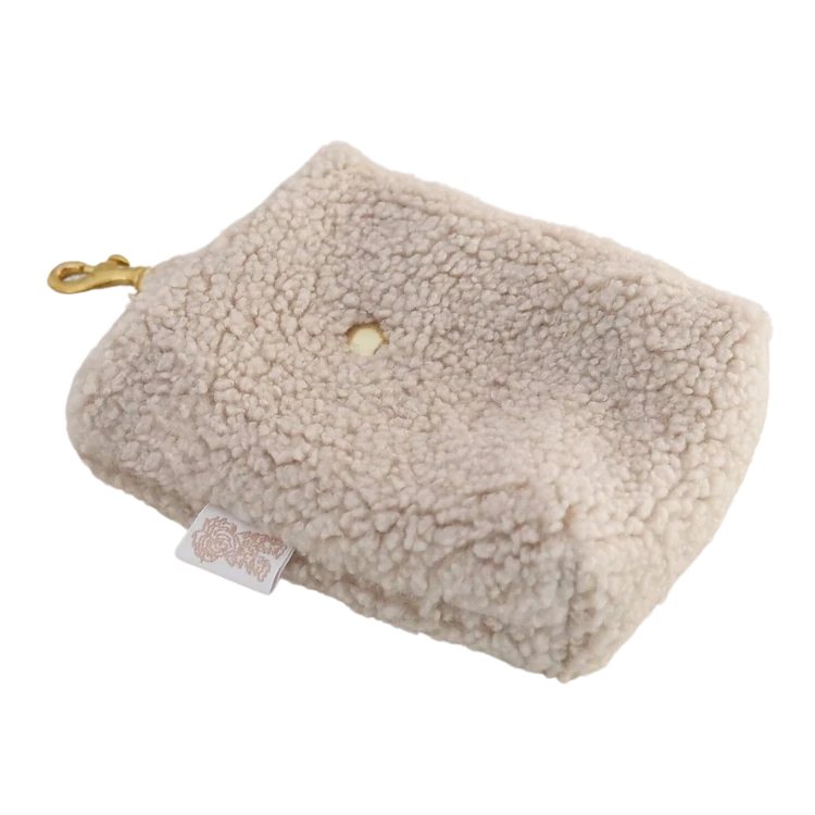 Rückseite Leckerlibeutel Cozy Teddy Beige - Fräulein Lotti