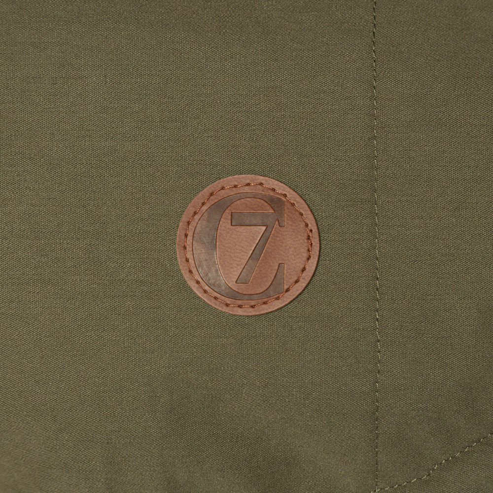 logo Cloud7 Hundemantel Winter YUKON Teddy Khaki