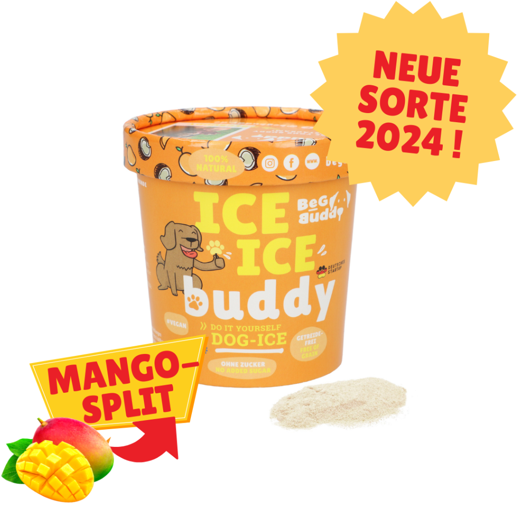 Eispulver für Hundeeis Mango-Split & Topping - BeG Buddy
