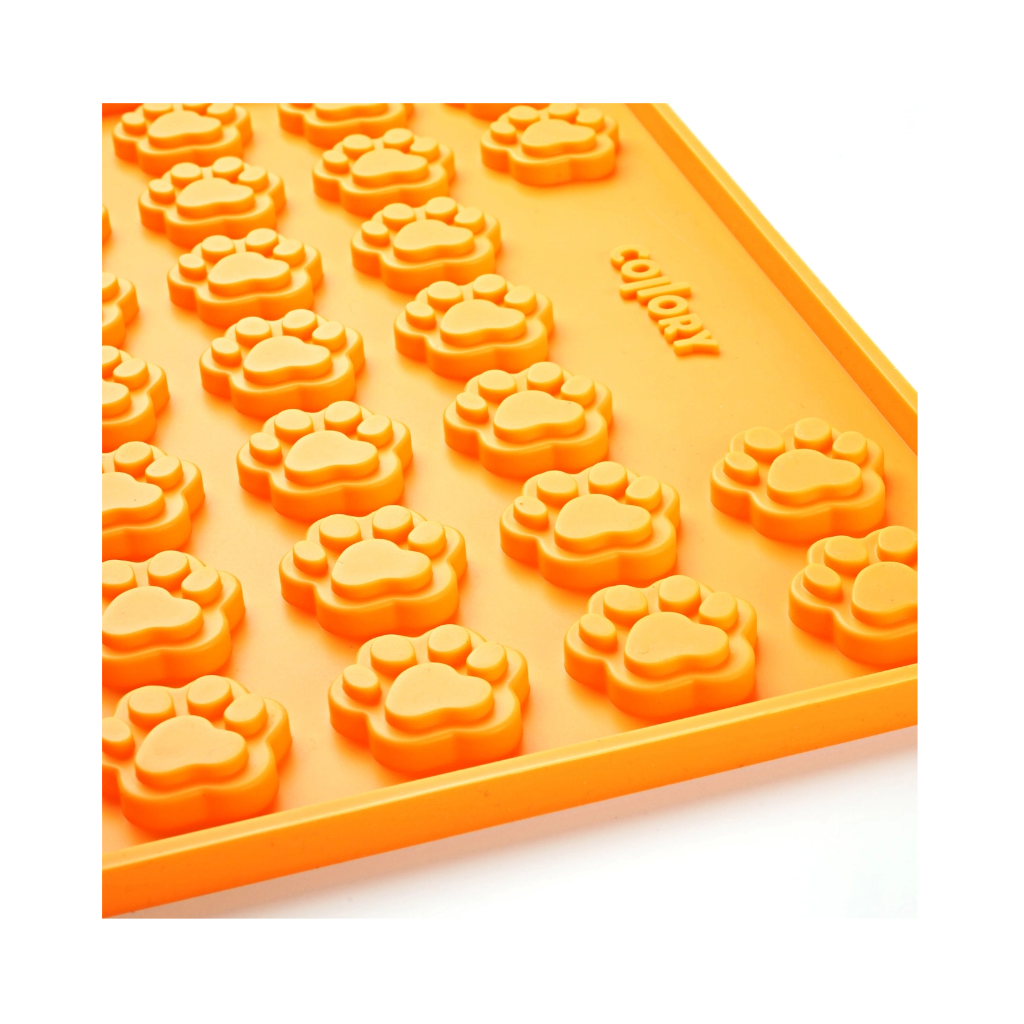 Formen Backmatte Pfoten mini orange - Collory