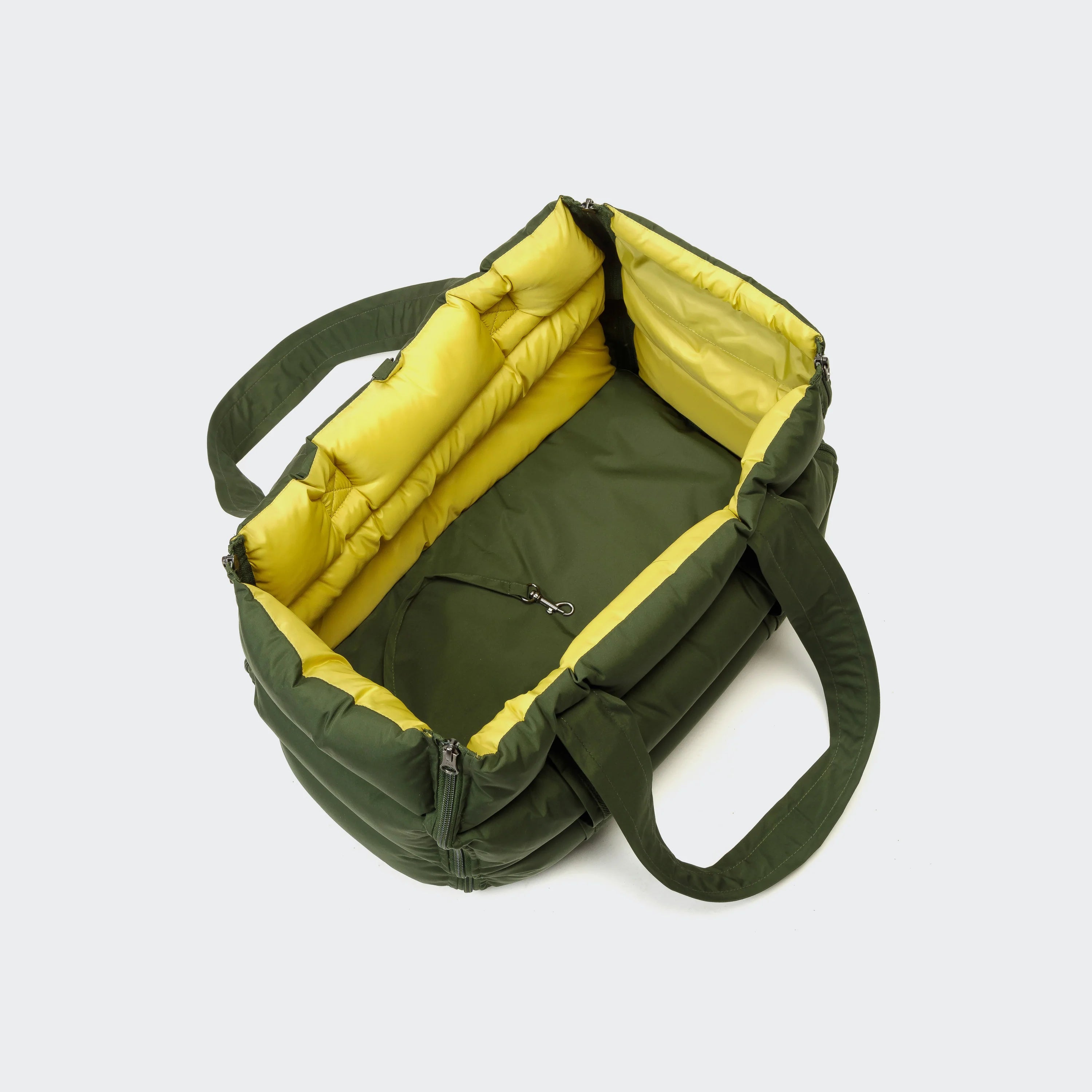 Innenansicht Cloud7 Hundetasche Montreal 2-in-1 Burnt Olive