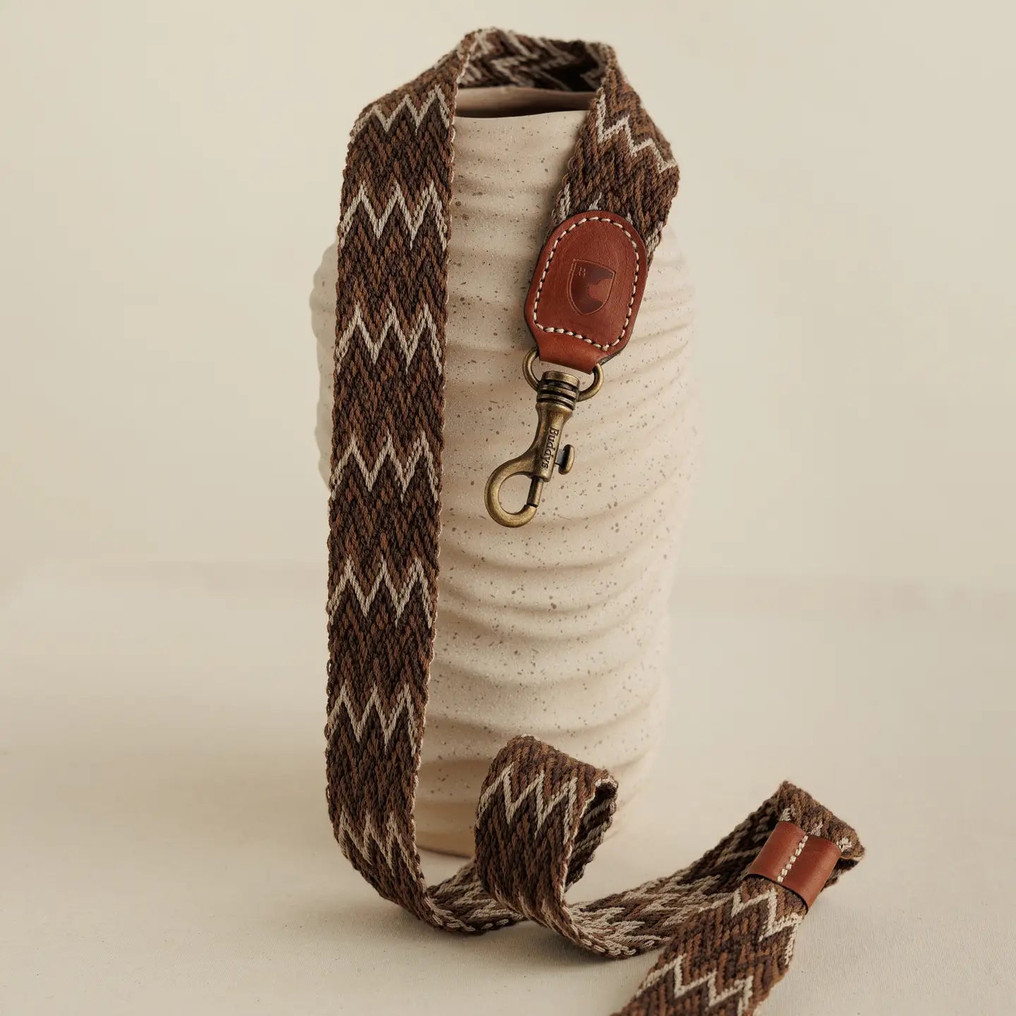 BOHO Hundeleine Peruvian NEW BROWN