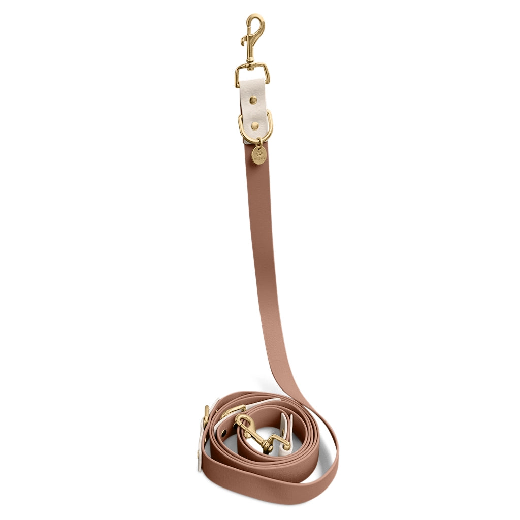 Hundeleine OUTDOOR Mocca Mousse 3-fach verstellbar