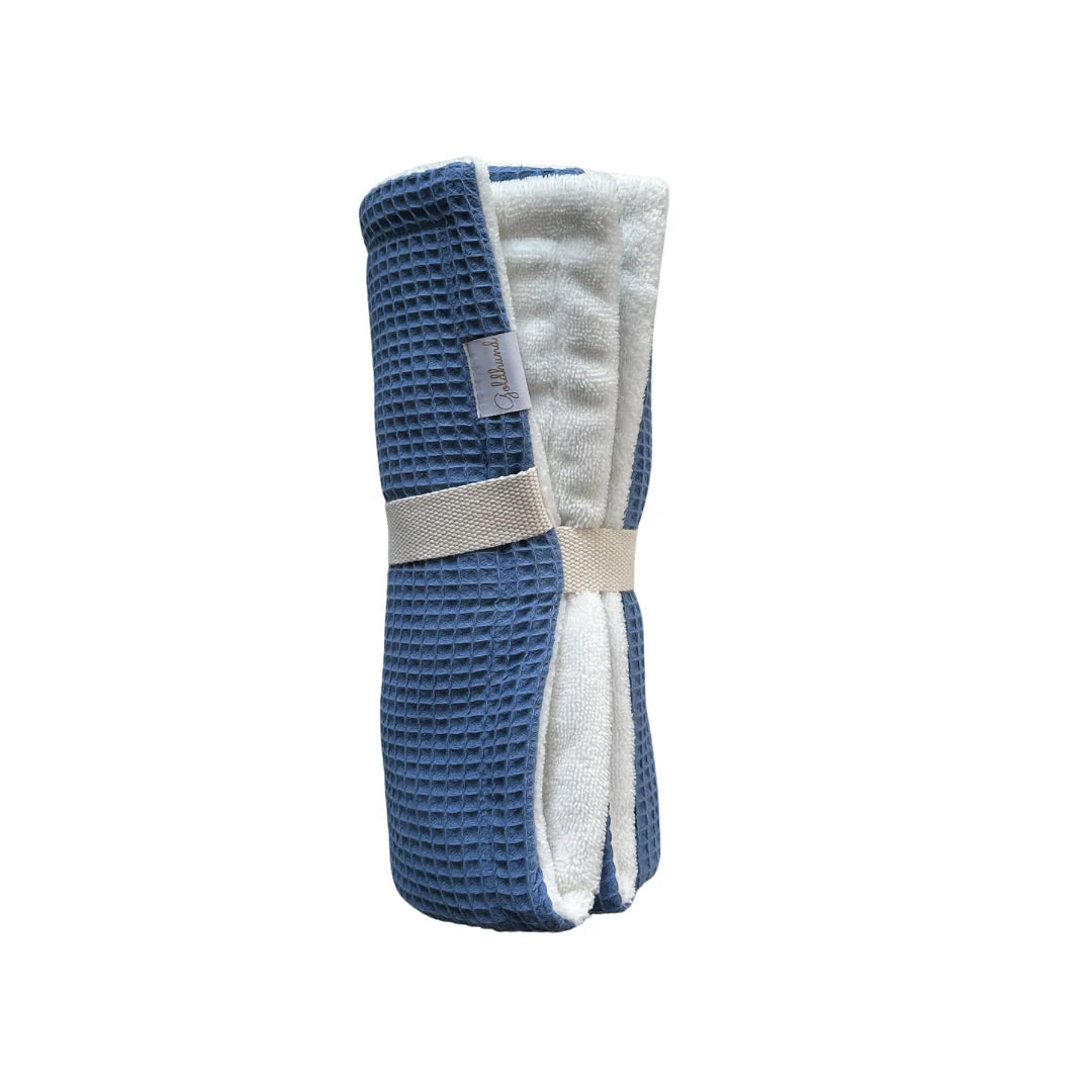 Goldhund 2in1 Plaid "dry" Küstenblau Weiß