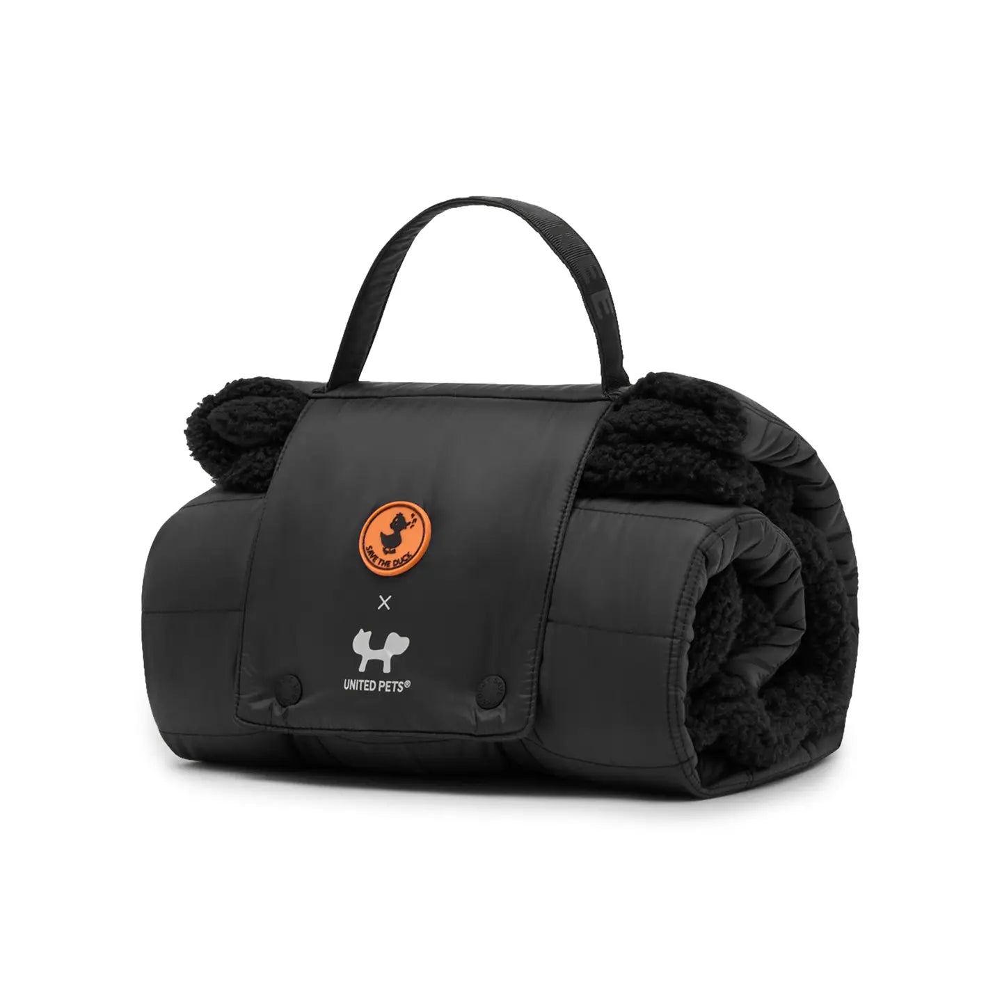 SAVE THE DUCK X United Pets Travelmatte COZY TEDDY Black