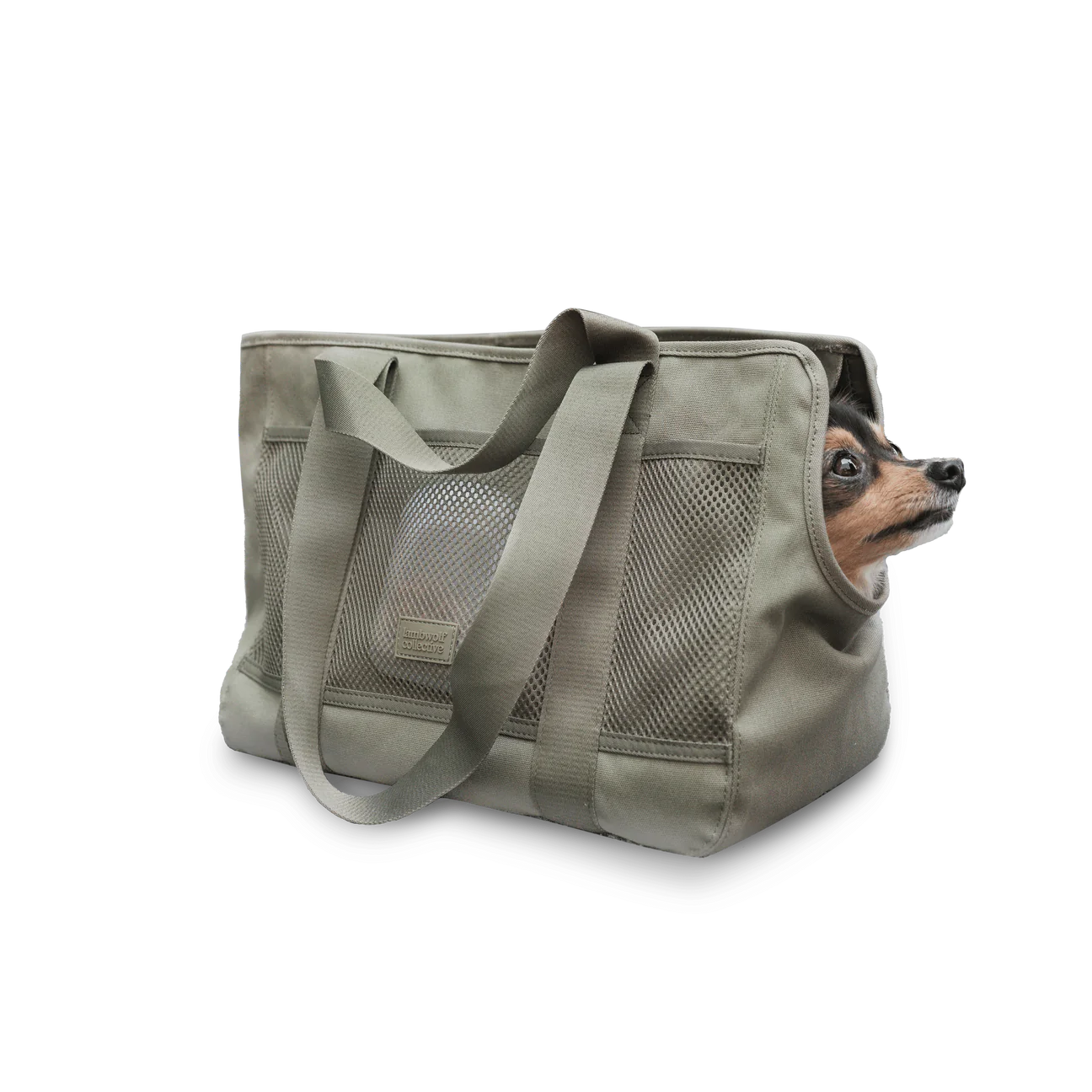 Hundetasche Subway oliv fawn