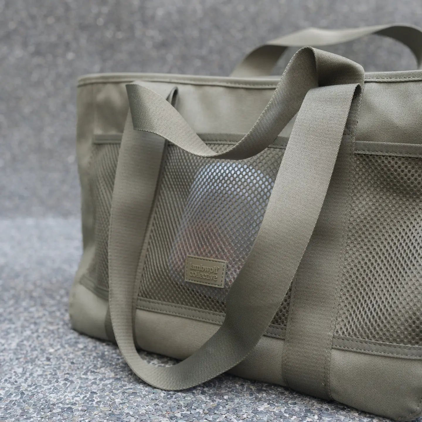 Hundetasche Subway oliv fawn