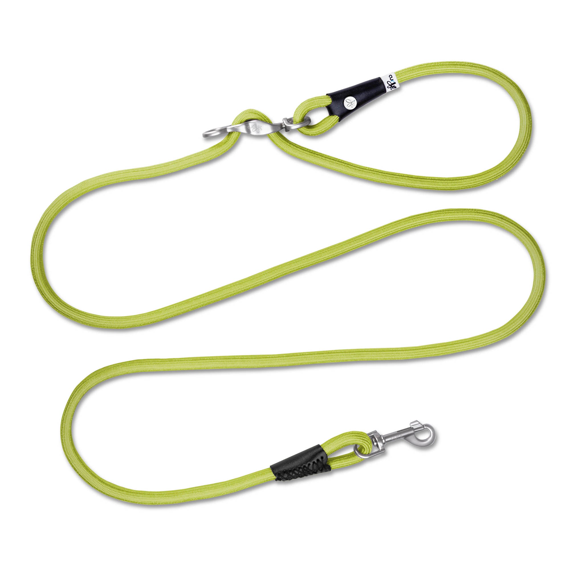 Hundeleine Vario Comfort Leash verstellbar Lime - Curli