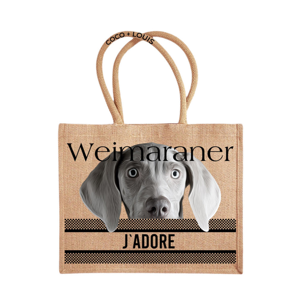 COCO + LOUIS Shopper mit Hundemotiv Weimaraner