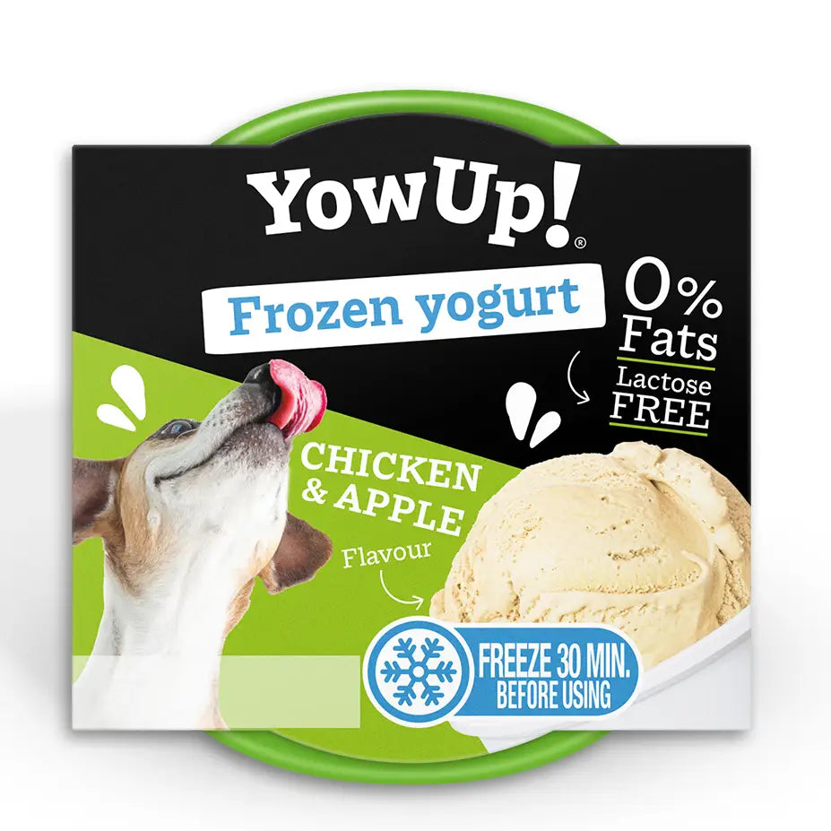 YowUp! Hundeeis Hunde Eiscreme Joghurt Apfel-Hühnchen