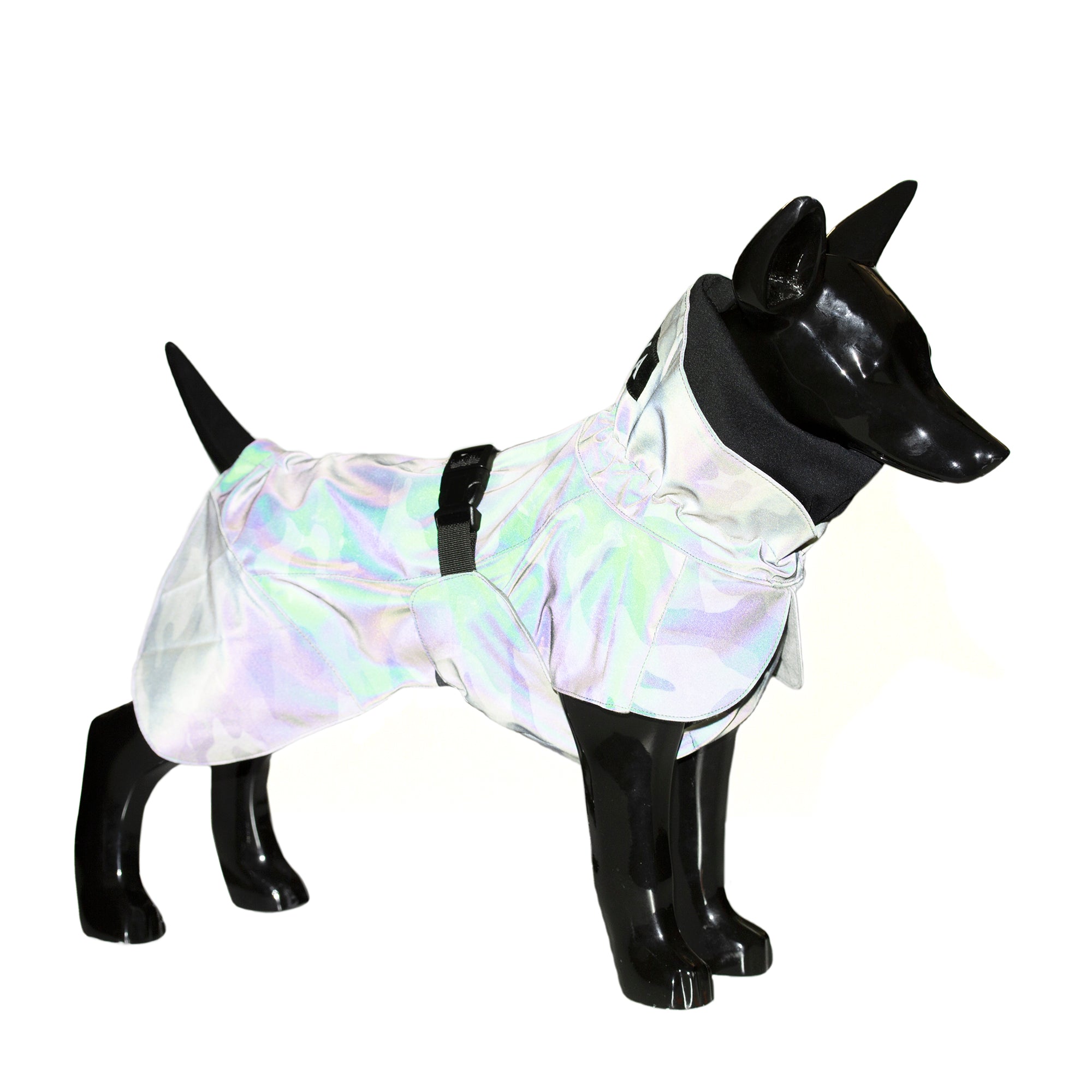 Hunderegenmantel Raincoat Visibility dark Reflektion - PAIKKA