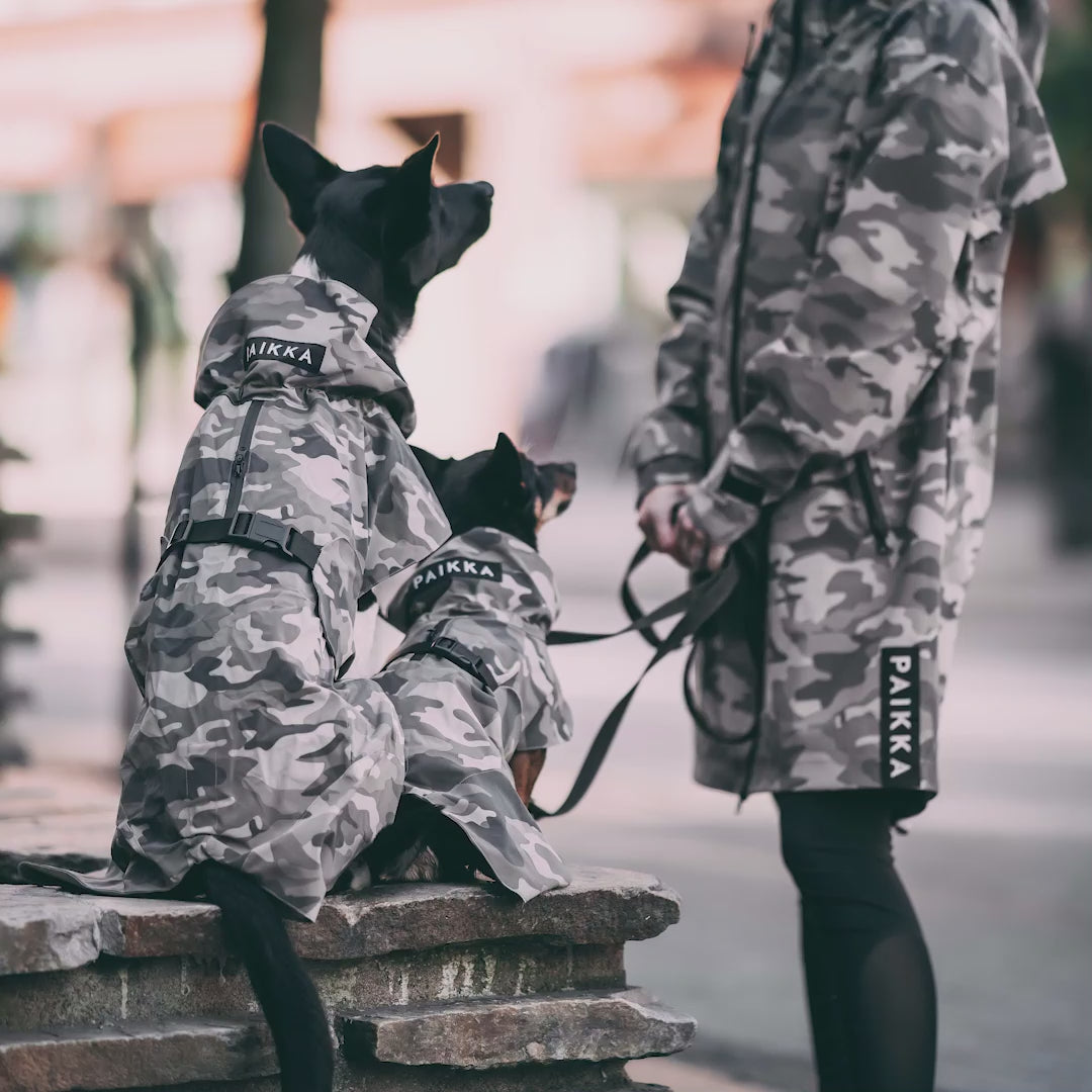 Video Regenmantel Damen Visibility Camouflage - PAIKKA