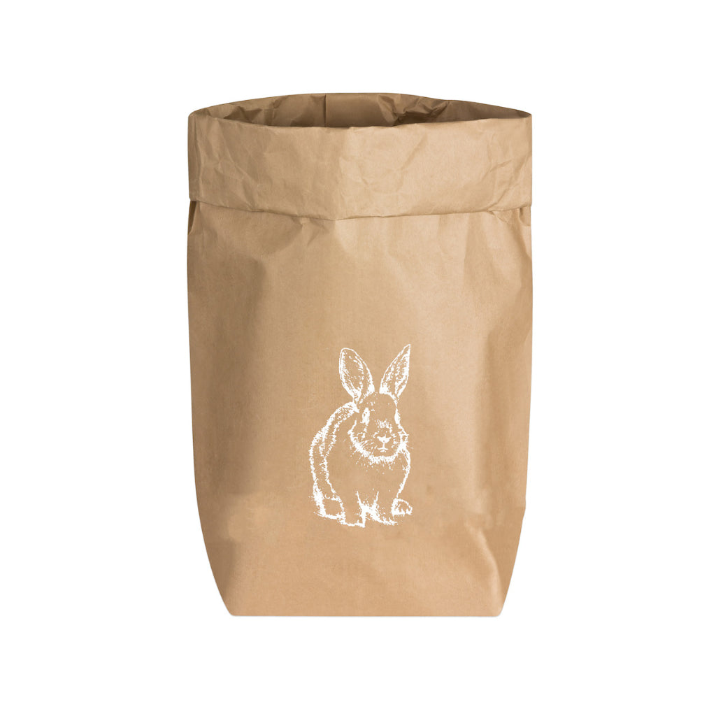 PaperBag small natur HASE sitzend - 17;30