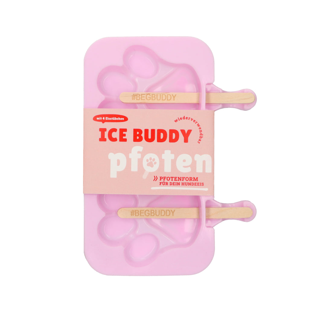 ICE BUDDY Pfoten-Form aus Silikon für Hundeeis - BeG Buddy