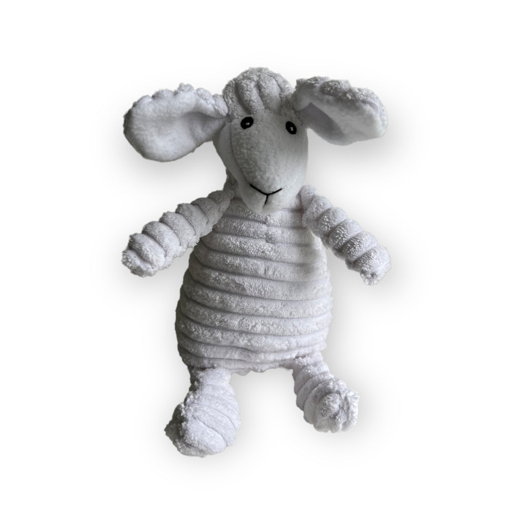 Hundespielzeug Lovin'Sheep Schaf Cord Weiß 20 cm