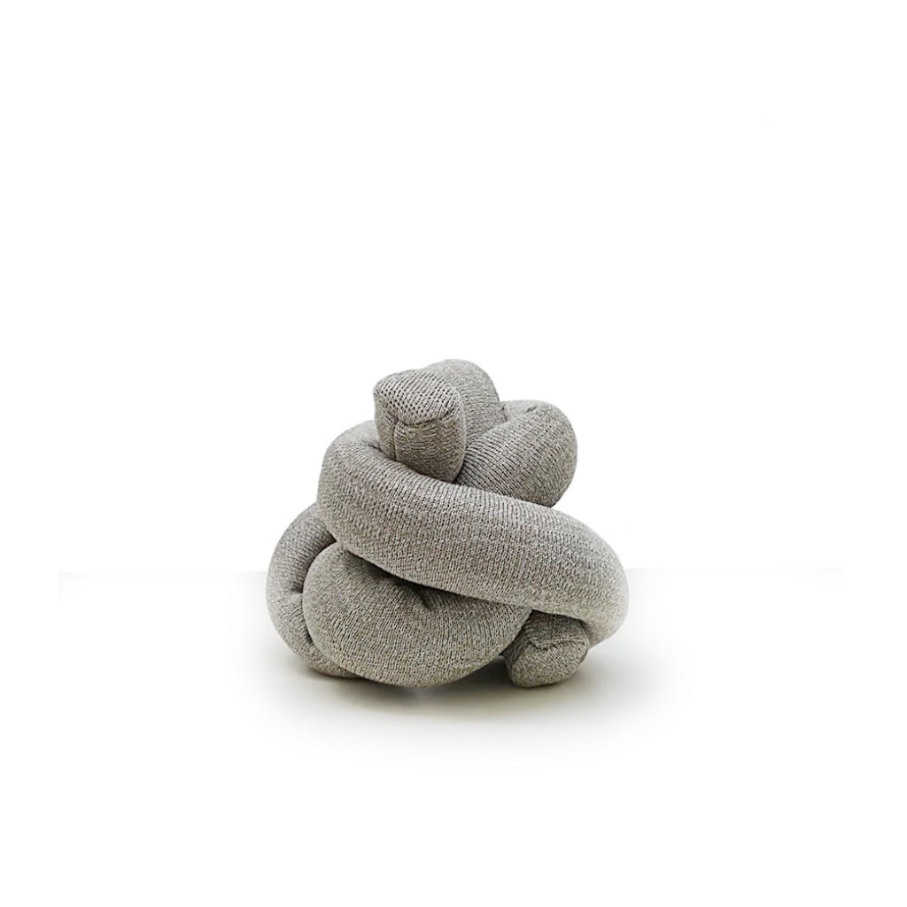 NOUNOU Spielzeug Nudel Knoten GREY mit Glöckchen