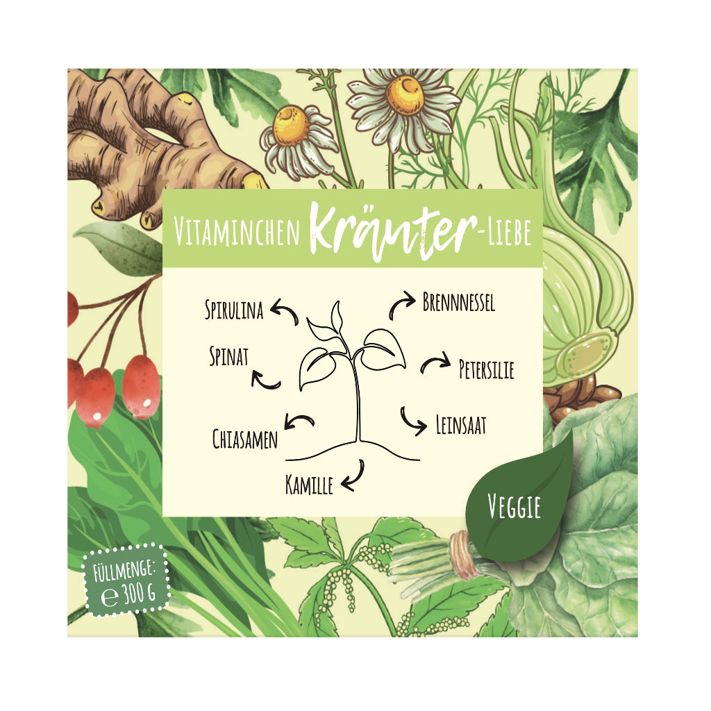 Übersicht VEGGIE Vitaminchen Kräuter-Liebe - GREEN PAWLY