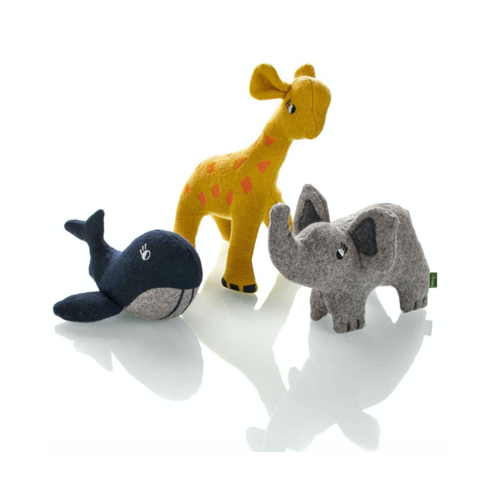 Hundespielzeug Eiby Wal, Giraffe & Elefant upgecycelt - HUNTER