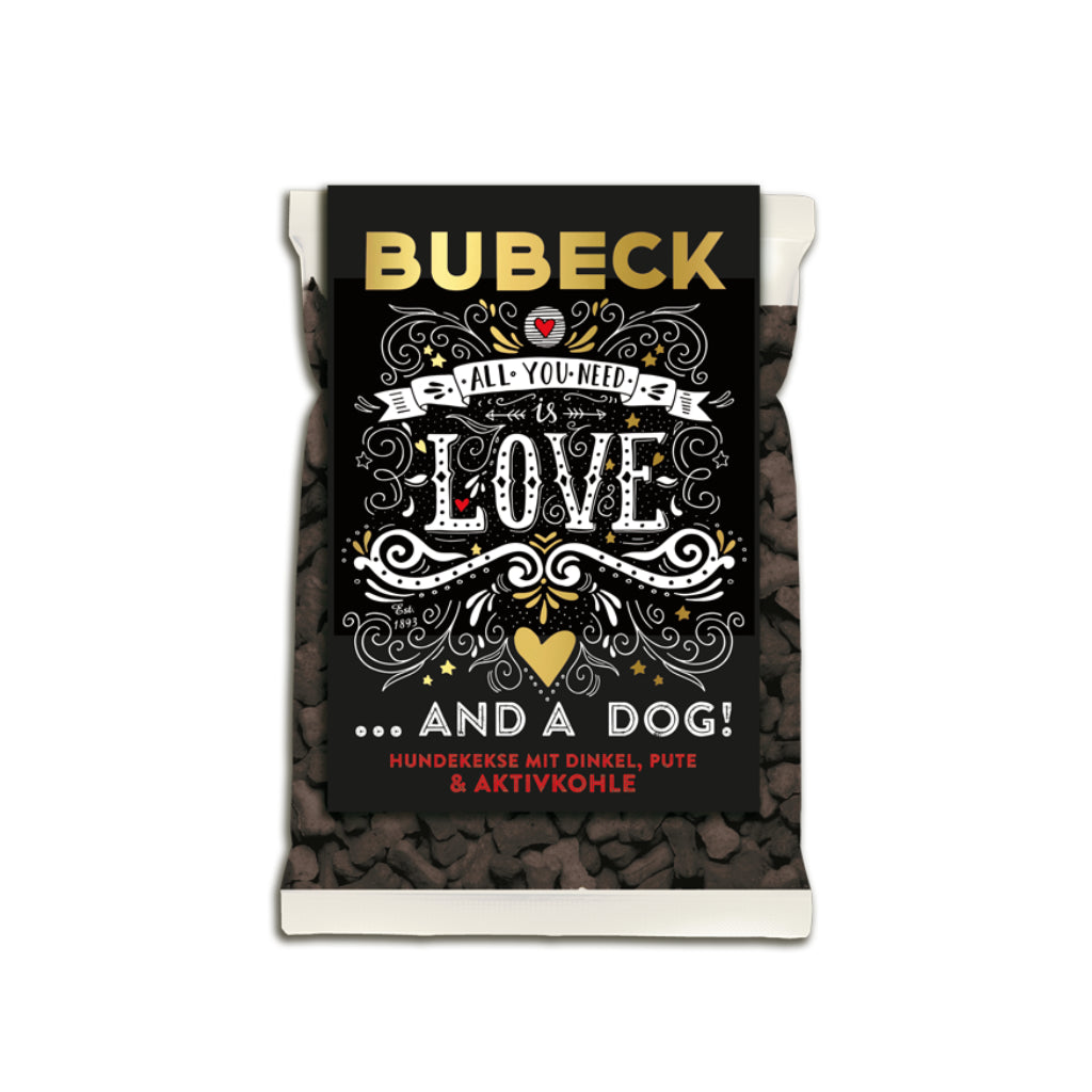all you need is love - The dark side of Bubeck - Hundekuchen mit Dinkel & Aktivkohle - BUBECK
