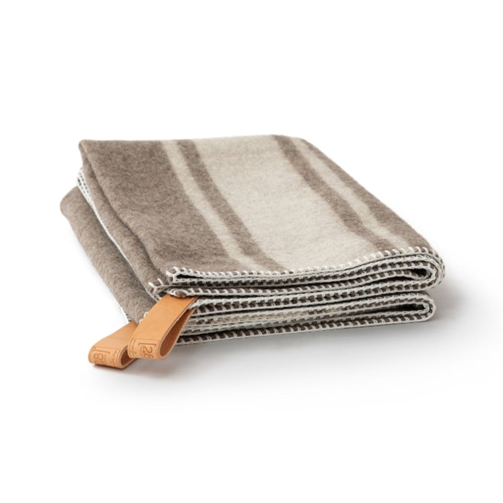 Decke ANSEL Wool Blanket aus recycelter Wolle Natur Weiß - 2.8 designs for dogs