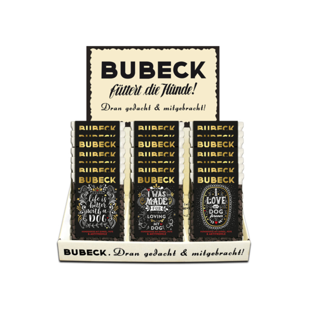 The dark side of Bubeck - Hundekuchen mit Dinkel & Aktivkohle - BUBECK