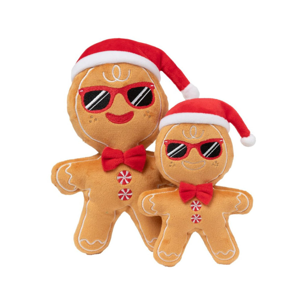 Größenvergleich Hundespielzeug Mr. Gingerbread - Fuzzyard
